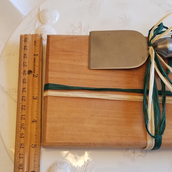 The Vermont Butcher Block Board  Cheese Carving Yellow Birch Wood - Picture 8 of 9